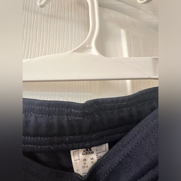 adidas Women's Sz M Navy 3 Striped Climacool Tiro Soccer Track Pants - Picture 3 of 7